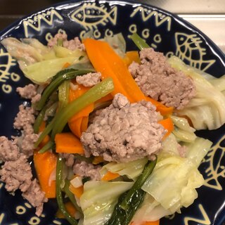 お豆腐で♪ヘルシー野菜炒め^_^